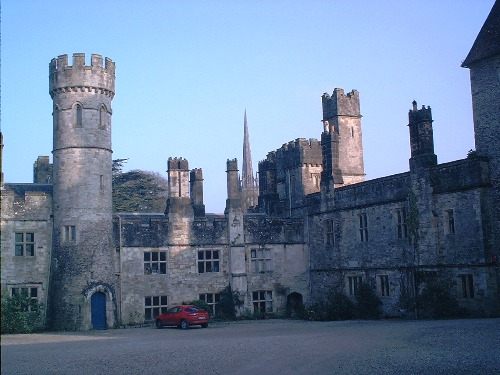 castle courtyard